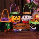 Cute Halloween Candy Bag Pumpkin Pattern Portable Handbag