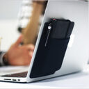 Adhesive Laptop Back Storage Bag Organizer