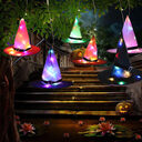 Halloween Decoration Witch Hat LED Lights Elf Ears