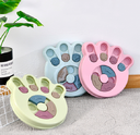 Dog eating interactive stuffy toy
