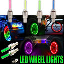 Automobile Tire Lights Valve Wheel