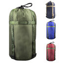 Outdoor camping sleeping bag compression