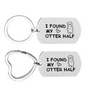 Couple keychain lovers gift