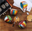 Creative ceramic cup milk water coffee breakfast couple