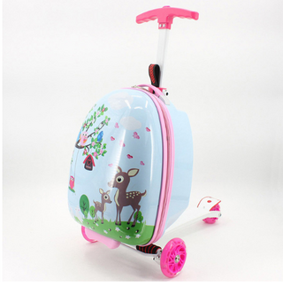 Children's trolley bag scooter case suitcase luggage student