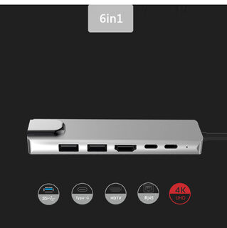 Type C To HDMI USB3.0 PD 6