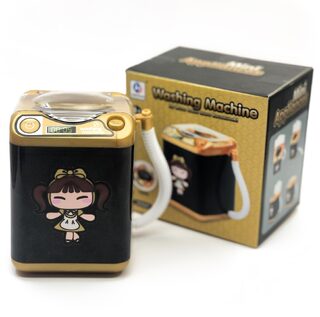 Mini Puff Washing Machine Toy Makeup Brush Socks