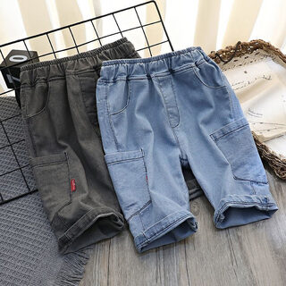 Summer Thin Middle School Children''s Cotton Ice Pants