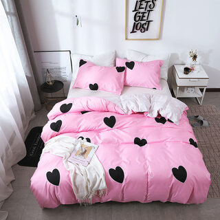 Printed Four-piece Eyelashes Size Bedding Products