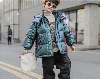 Western Style Big Kids Thick Winter Children's White