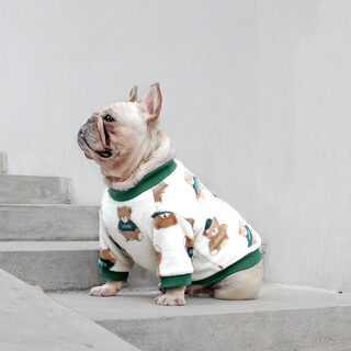French Clothes Dog Pajamas Winter Corgi