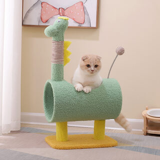 Cat Climbing Frame Sisal Scratching Post Wear-resistant Jumping