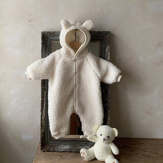 Baby Winter Boys And Girls Bear Double-sided Lamb