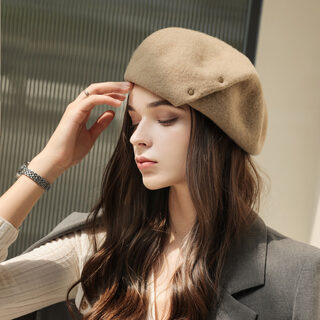 French Ladies Wool Beret Spring And Autumn Models