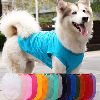 XS-5XL Dog Vest Shirt Summer Small Medium Clothes