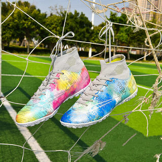 High Top Soccer Shoes Boys And Girls Tf