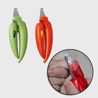 New LED Blood Line Pet Nail Clippers Cat