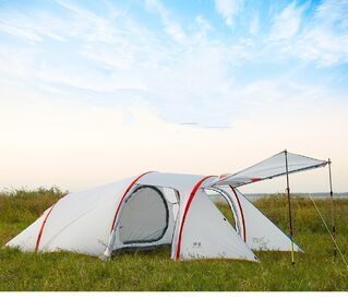 Static Nebula Layer Light 3 Person Tunnel Tent Outdoor Mountaineering Camping