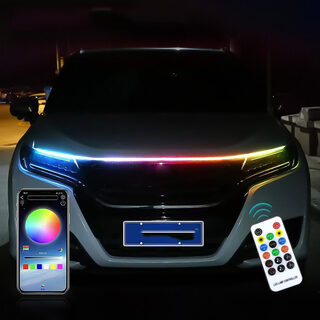Automotive Engine Cover Through The Led Daily Running