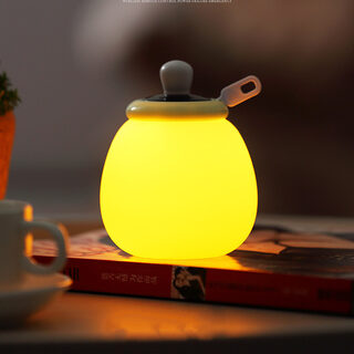 Creative Remote Control LED Bedside Small Night Lamp Home Decor
