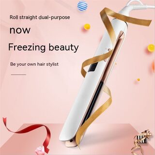 Hair Curler And Straightener Dual-use Air Bangs