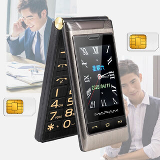 Full Network Connectivity Dual Screen Flip Cover Elderly