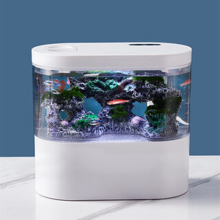 Aquarium Ecological Landscape Desktop Self-circulation Mini Small Change