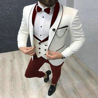 Suit Men's Three-piece Groomsman Dress