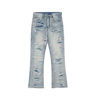 Fashion Flared Washed Jeans Men