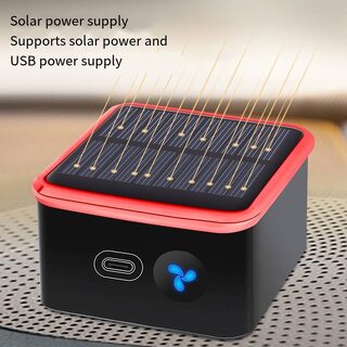 Car Mounted Solar Powered Air Purification Deodorization Sterilization