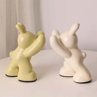 Decorative Ceramic Book Ends Creative Animal Figurine Stands