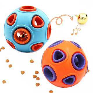 Dog Rubber Ball With Bell Sound