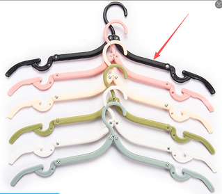Folding hanger-Beige-pp-1 piece