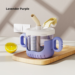 Small eggshell learning drinking cup-smoked clothes purple-1 cup