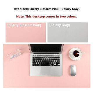 PVC Mouse Pad-Double-sided Color Silver + Powder-100X50CM