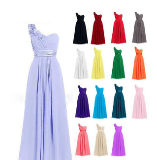Women's Multi Colored Slanted Neck Sleeveless Strapless Long