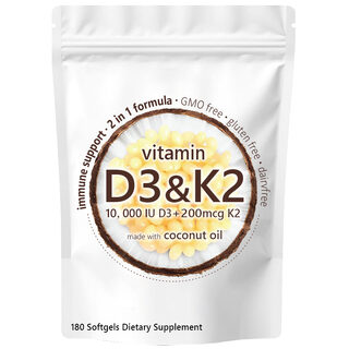 Vitamin D3 K2 Softgels 10