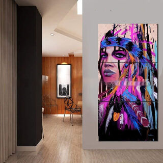 Canvas Home Airbrushed Painting For Decoration