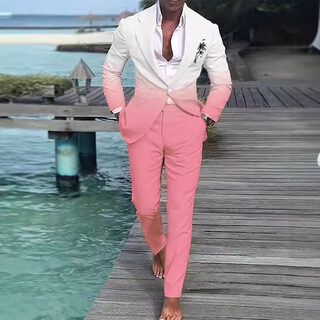 Fashion Suit Loose Temperament Jacket For Men