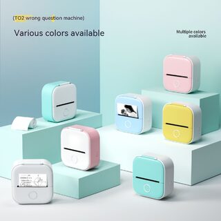 Portable Mini Thermal Label Printer Home Photo Student