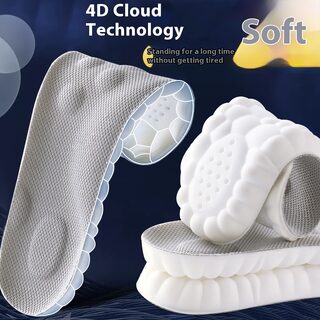 Insole No Tired Foot Arch Massage Sweat Absorbing