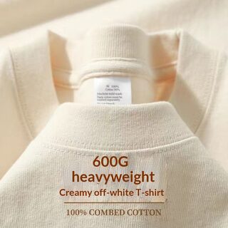 Heavyweight Bamboo-Striped Cotton T-Shirt Men's Xinjiang Long-Staple