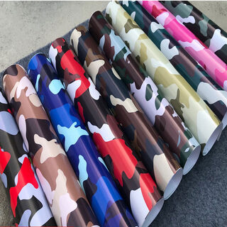 Camouflage car body film