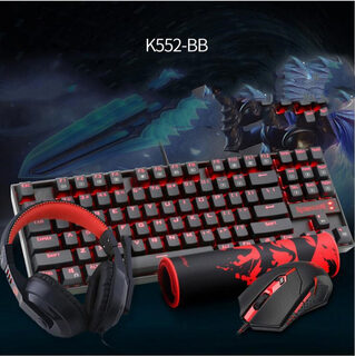 Monochrome Luminous Wired Mechanical E-sports Game Green Axis