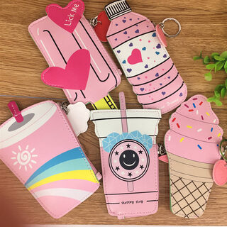 Korea creative drinks ice cream Mini Purse children