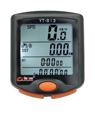 Multifunctional Waterproof Code Meter Odometer Speedometer Watch Bogle