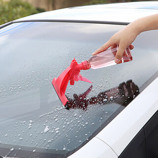 Glass Cleaning Brush with Water Spray Window Cleaner
