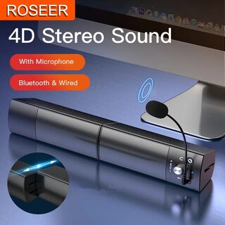Small Speaker Subwoofer USB with Microphone Bluetooth Wired
