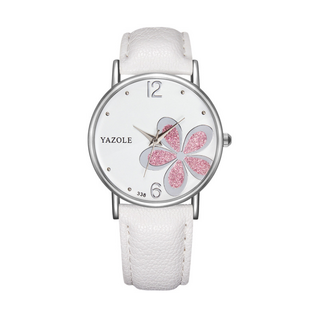 Korean fashion watch commuter OL wind female four-leaf