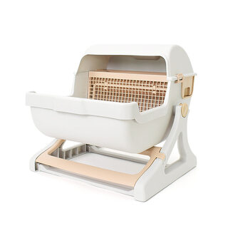 Cat toilet pet semi-enclosed litter box